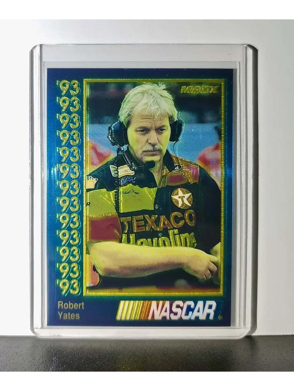Robert Yates 1993 Maxx Premier Plus Racing #90 NASCAR Card Robert Yates Racing